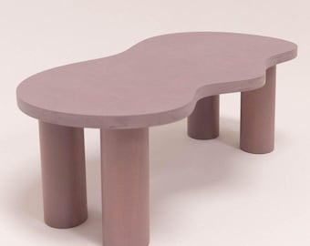 Pequeña mesa de centro HARICOT de colores