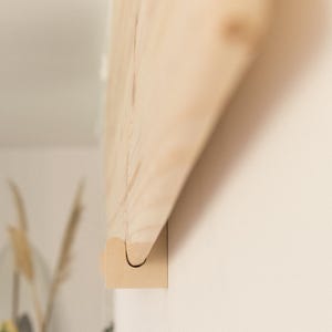 Minimal wood Surf rack for decorative surf board