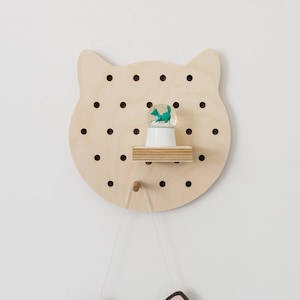 Small cat pegboard image 1