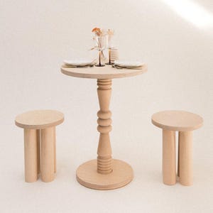 Stół bistro naturalny TOTEM zdjęcie 1