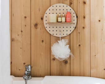 Pegboard panneau perforé en bois rond petit