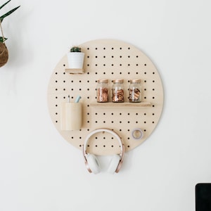 Big circle pegboard