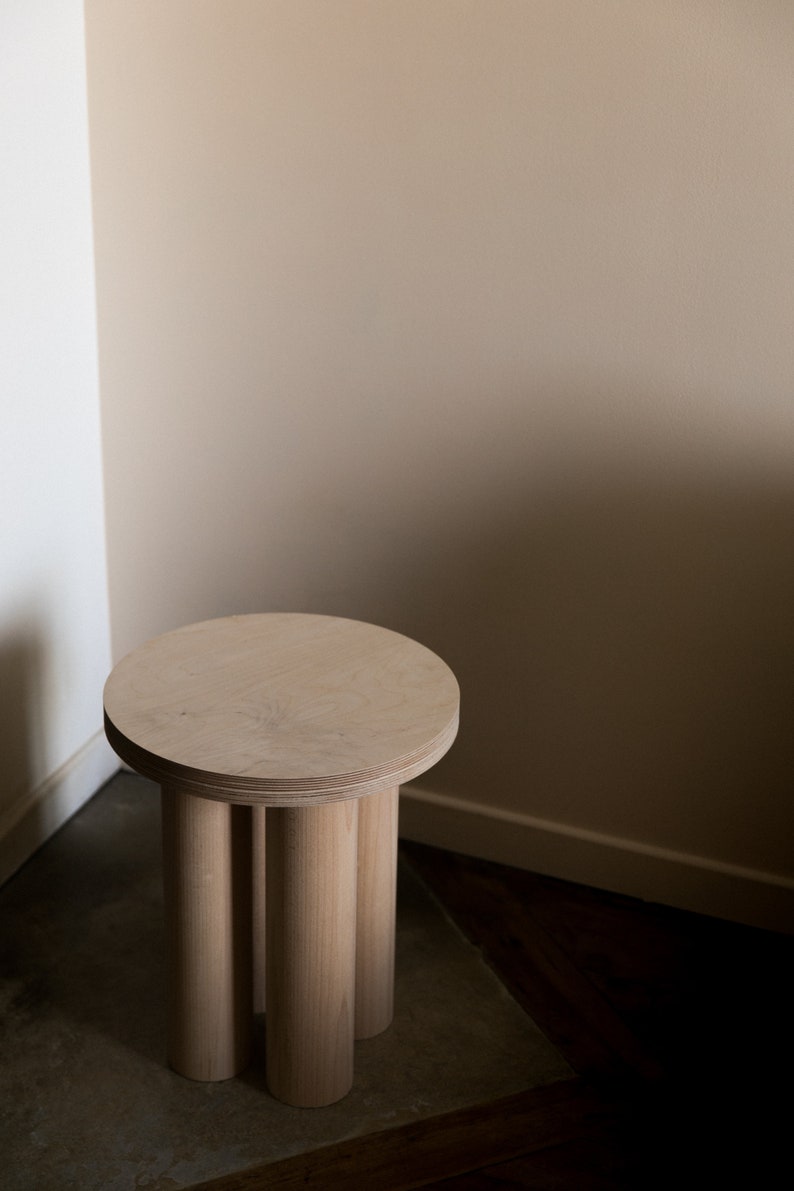 Table dappoint ou tabouret BAOBAB minimaliste image 2