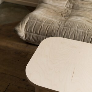 Rectangular Light Wood Coffee Table - Etsy
