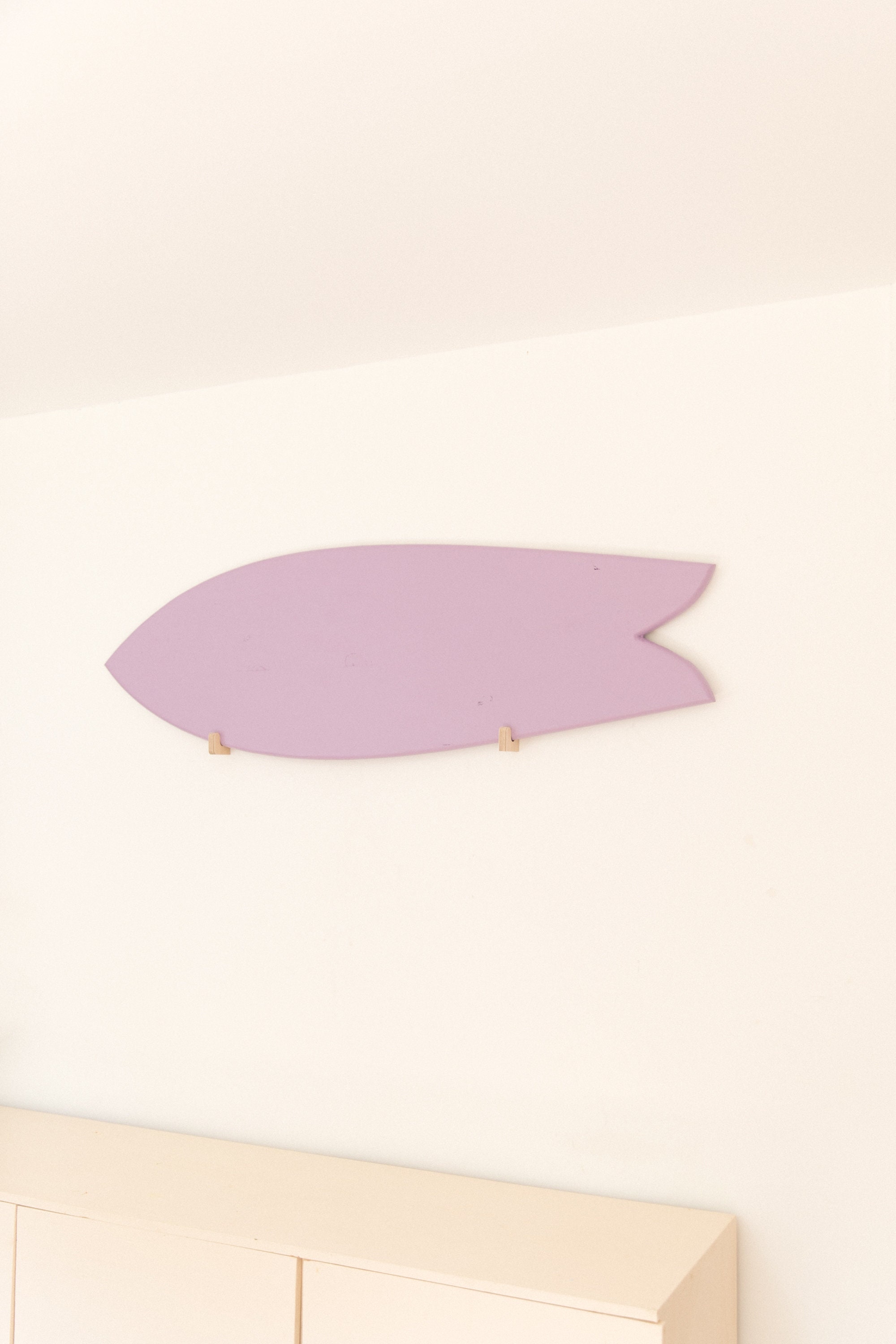 Planche de Surf Décoration en Bois Violet