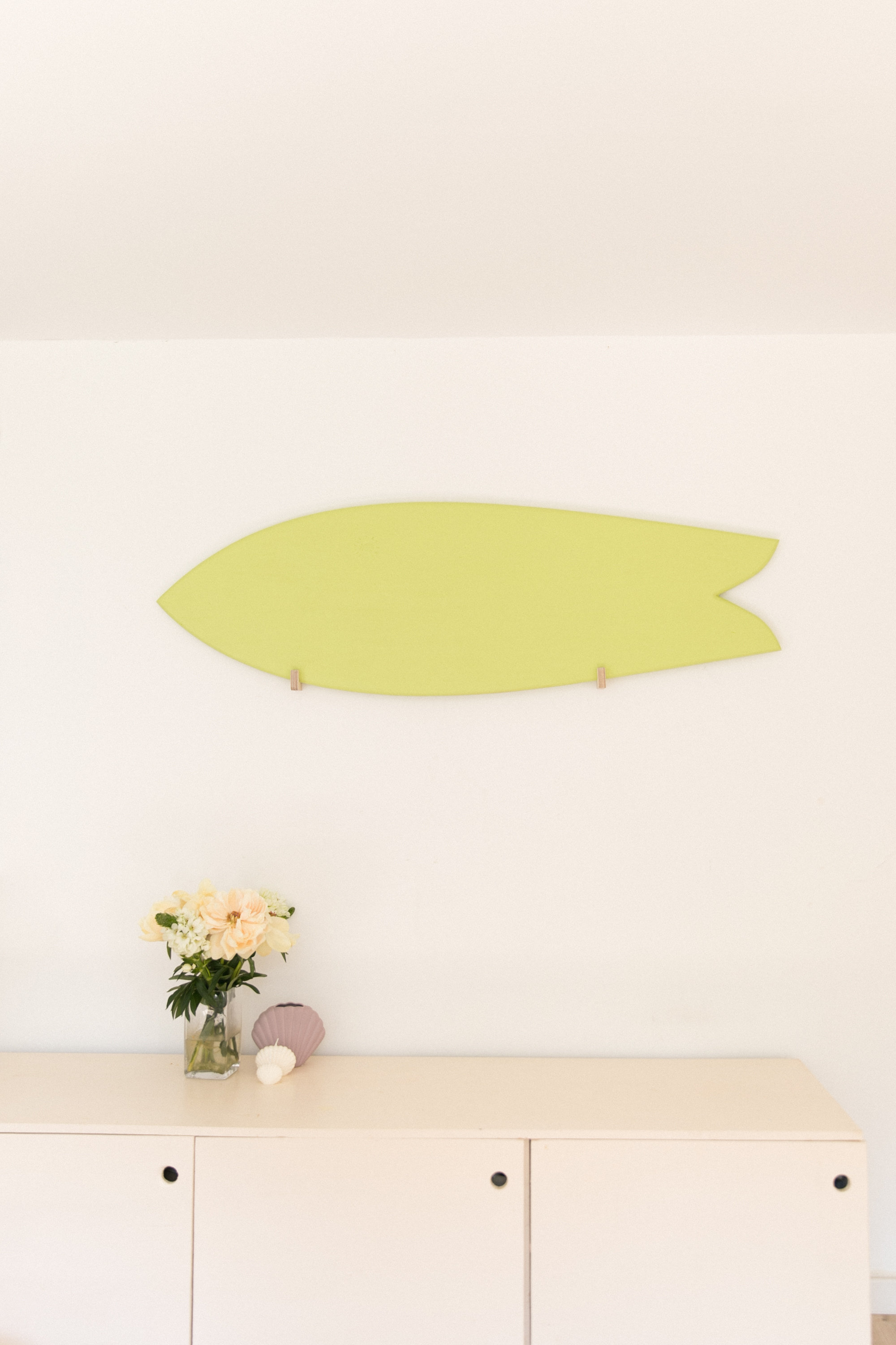 Planche de Surf Décoration en Bois Vert