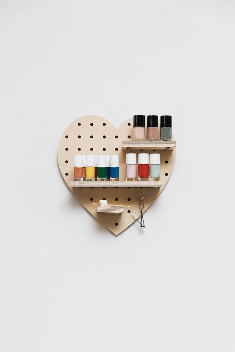 Medium Heart Pegboard image 1