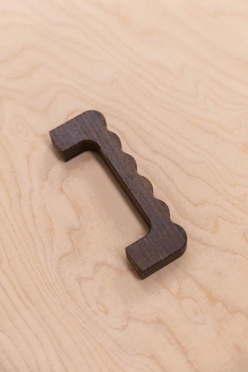 Mango ondulado de madera de haya imagen 6