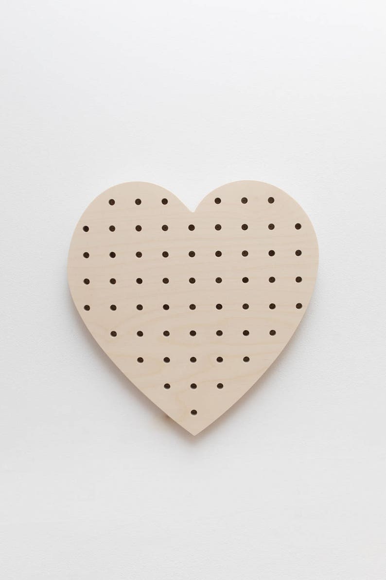 Medium Heart Pegboard image 6