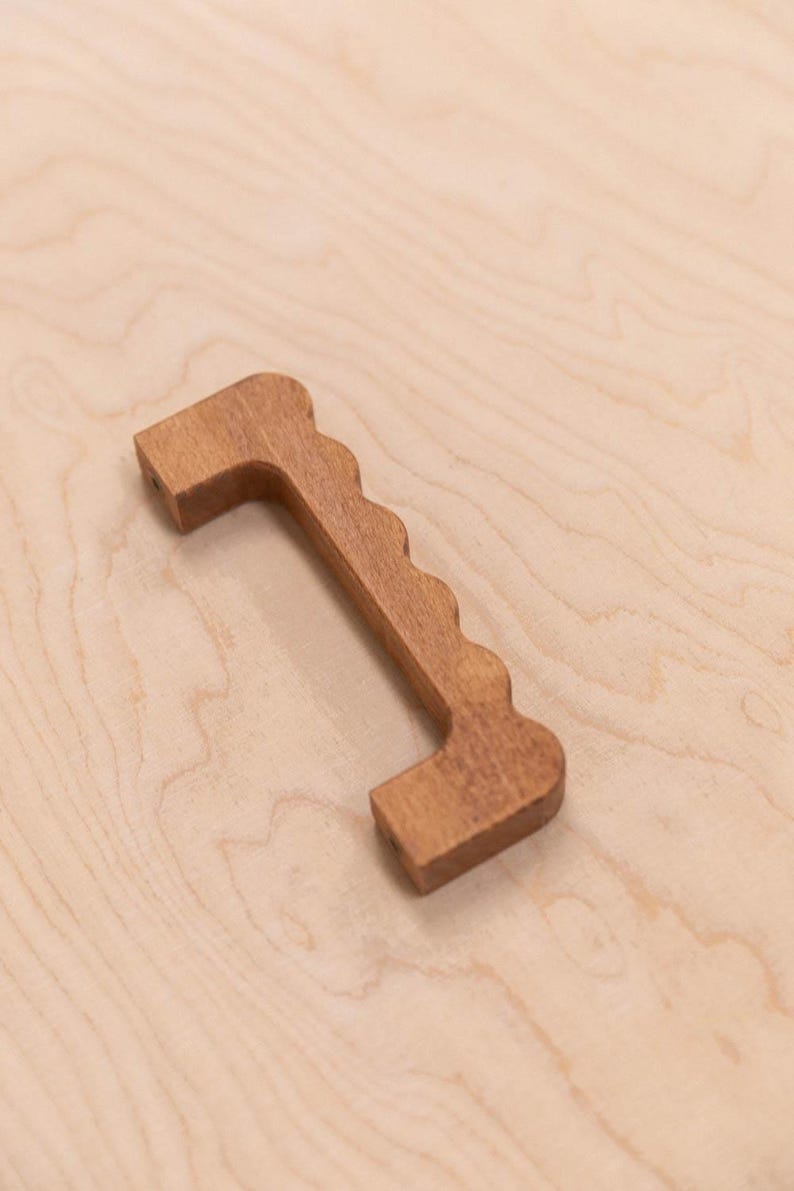 Mango ondulado de madera de haya imagen 4