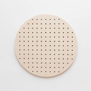 Pegboard panneau perforé en bois rond grand image 3