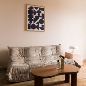 Small natural HARICOT coffee table image 5
