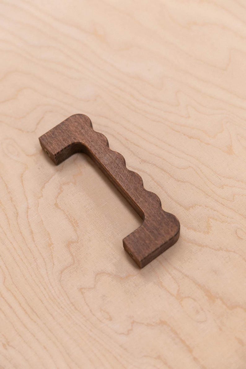 Mango ondulado de madera de haya imagen 5