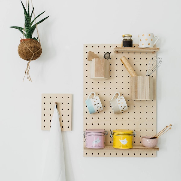 Pegboard panneau perforé rectangle grand