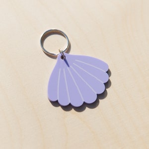 Shell Key Ring Pastel Color - Etsy
