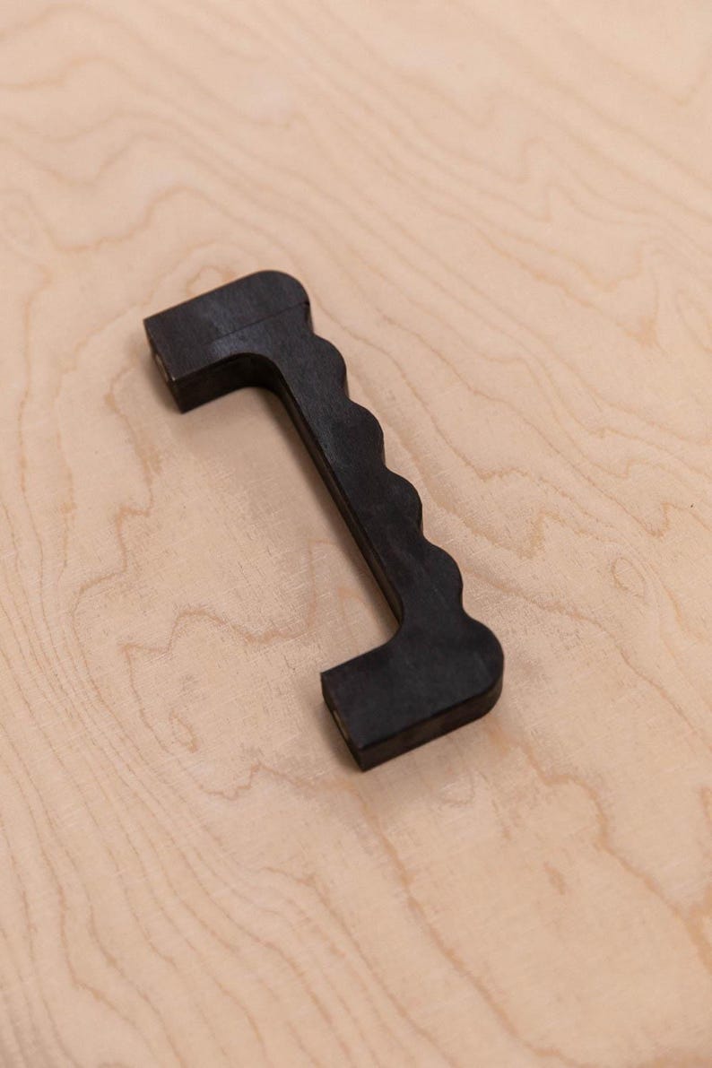 Mango ondulado de madera de haya imagen 7