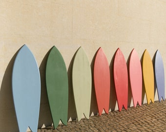 Planche de surf de décoration colorée