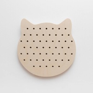 Pegboard panneau perforé en forme de chat grand image 4