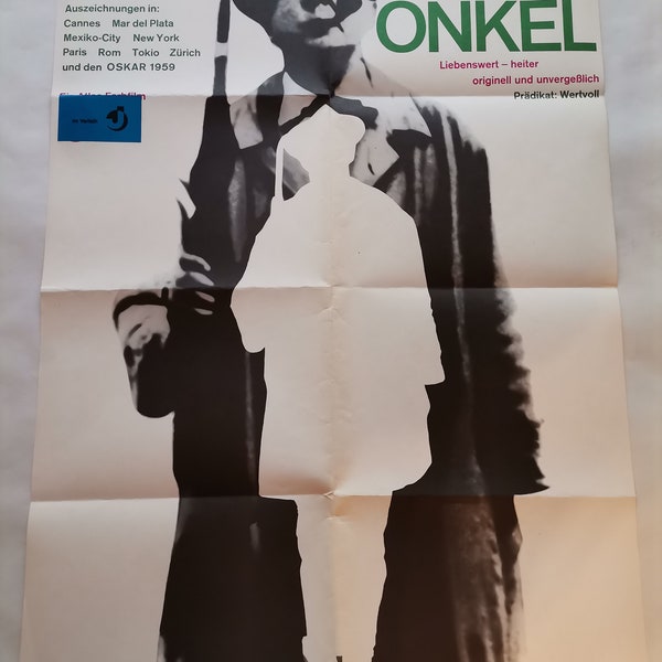 Mon Oncle, My Uncle, Jacques Tati, Adrienne Servantie, Movie Poster 1966