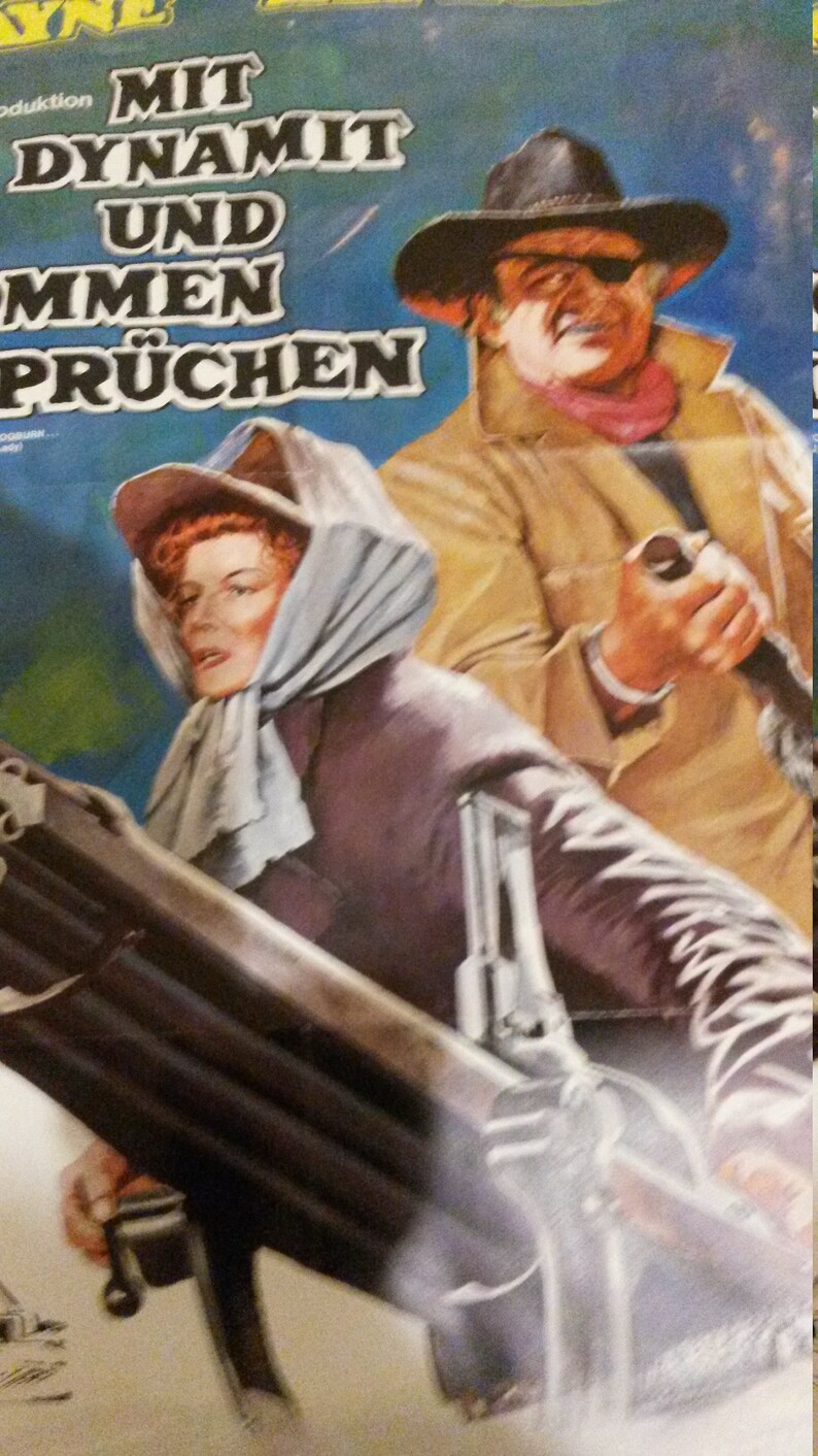 Rooster Cogburn / Mit Dynamit und frommen Sprüchen 1976 Etsy