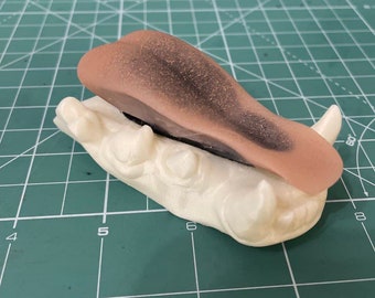 Semireal Canine teeth & tongue set