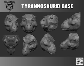 Tyrannosaurid mask base