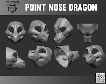 Point nose dragon head base