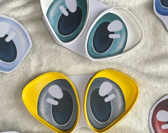 Sublimated eye mesh (Fitting toony canine blank)