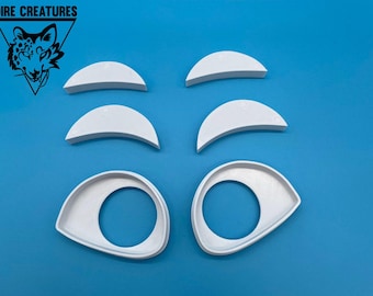 Eye blanks for ferret base