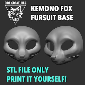 STL file: Kemono fox