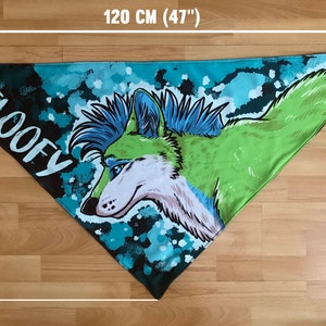 Custom fursona bandana