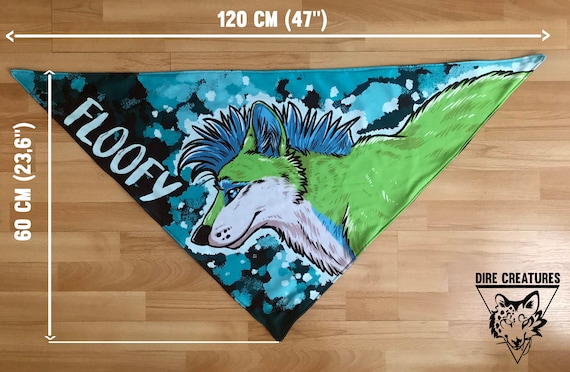 Custom fursona bandana