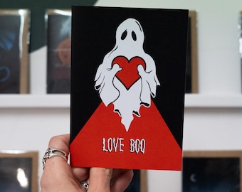 Gothic Ghost Love Card – Spooky Greeting Card