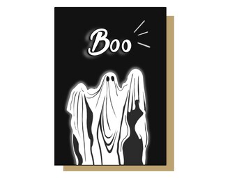 Boo! Geist Gothic Grußbild