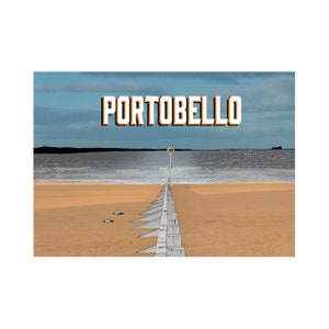 Carte postale d'Édimbourg de Portobello Beach