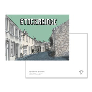 Carte postale de voyage Stockbridge Edinburgh