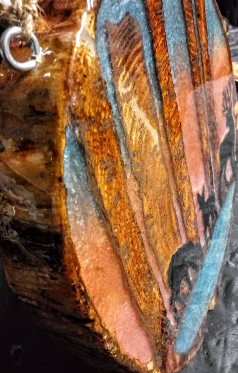 Wood Round Epoxy Resin Signs Etsy