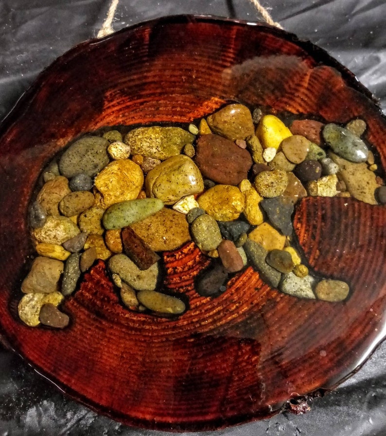 Wood Round Epoxy Resin Signs Etsy