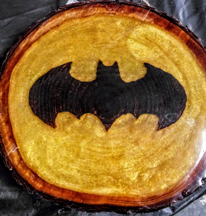 Wood Round Epoxy Resin Signs Etsy