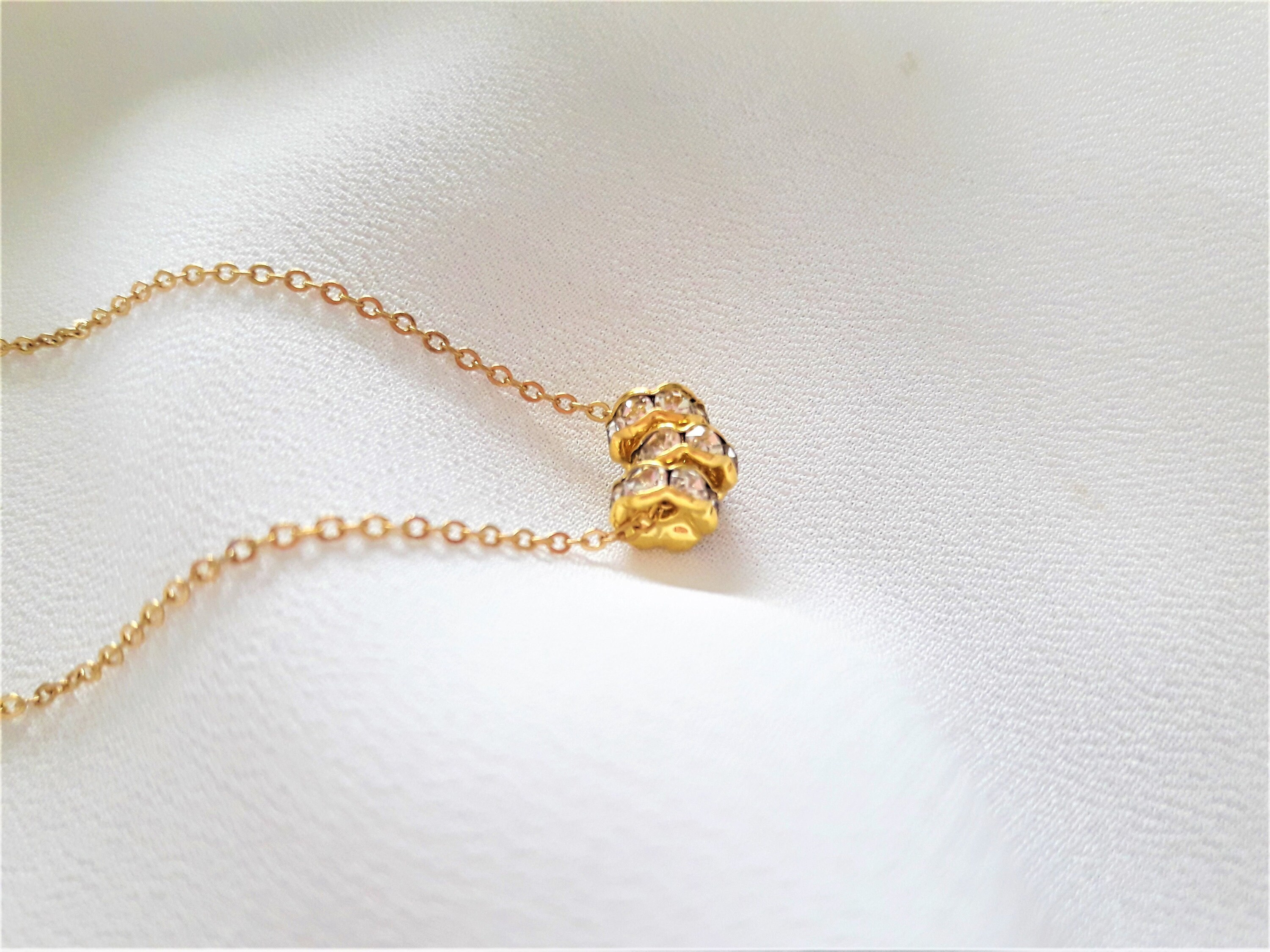 Gold Ring Necklace for women Dainty Layered Necklace Etsy