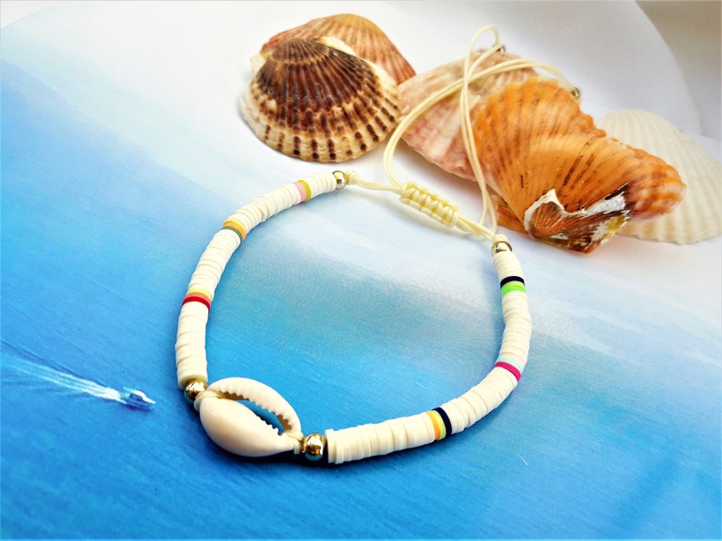 Sea shell anklet