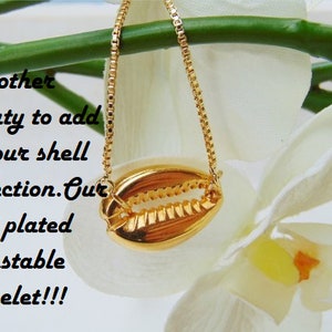 Cowrie Shell Dainty Necklace, Puka Shell Layering Necklace, Minimalist SeaShell Necklace image 8