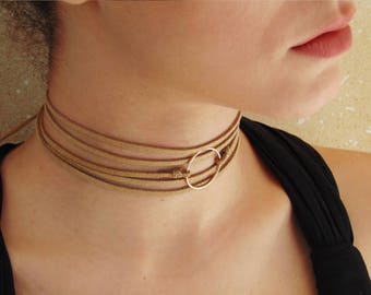 Yheakne Collana Vintage In Pelle Scamosciata E Velluto Con Perline Nere Collana Di Velluto Nero Boho Collana Choker Con Perline Nere Gioielli Per Donne E Ragazze