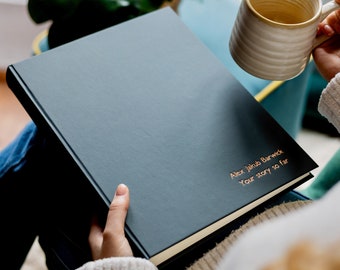 Personalized A4 Scrapbook Photo Album Makes a Luxurious Memory Book
