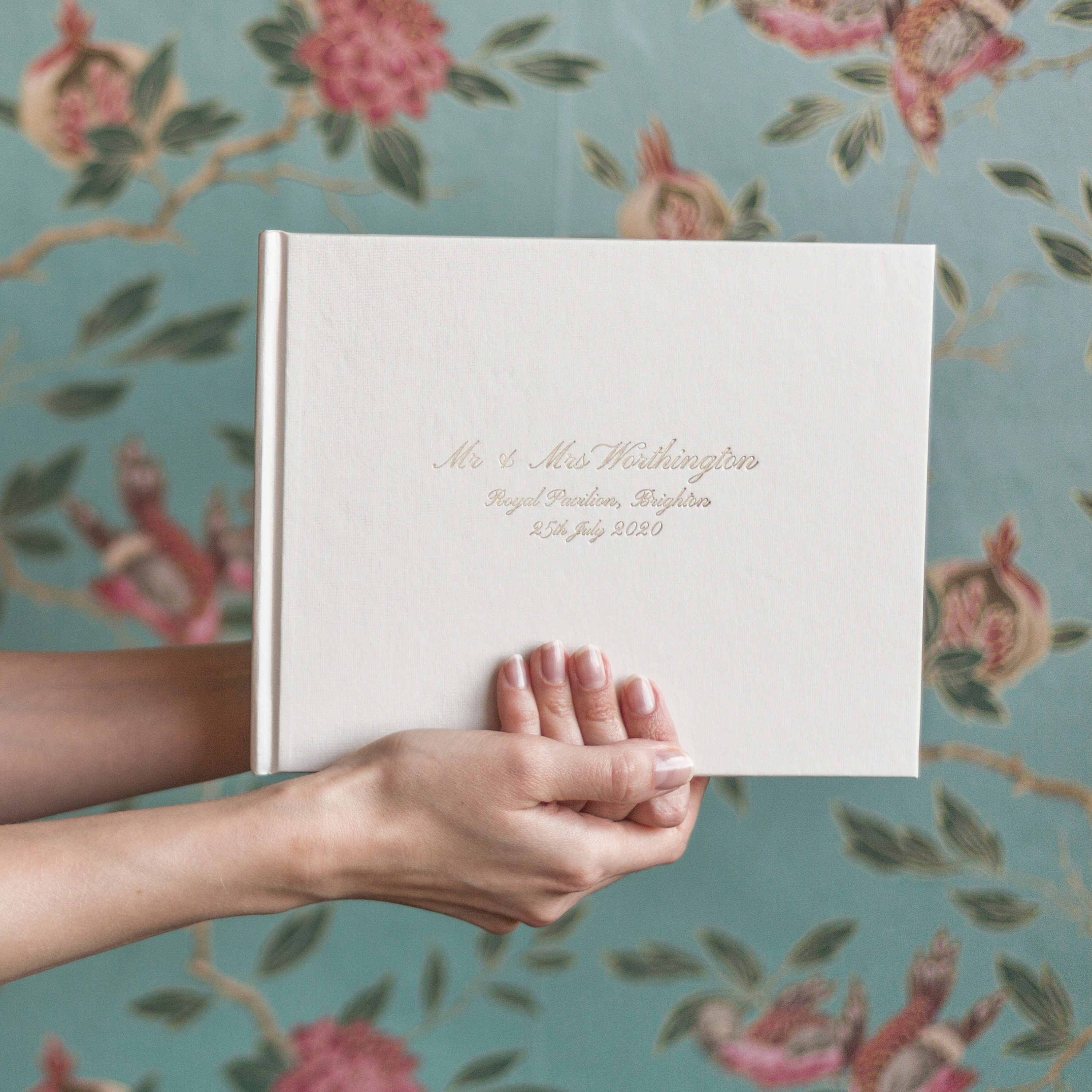 Beautifully Bespoke Calligraphy Wedding Guest Book