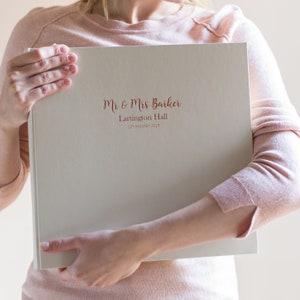 Beautifully  Large Wedding Album with Bespoke Printing