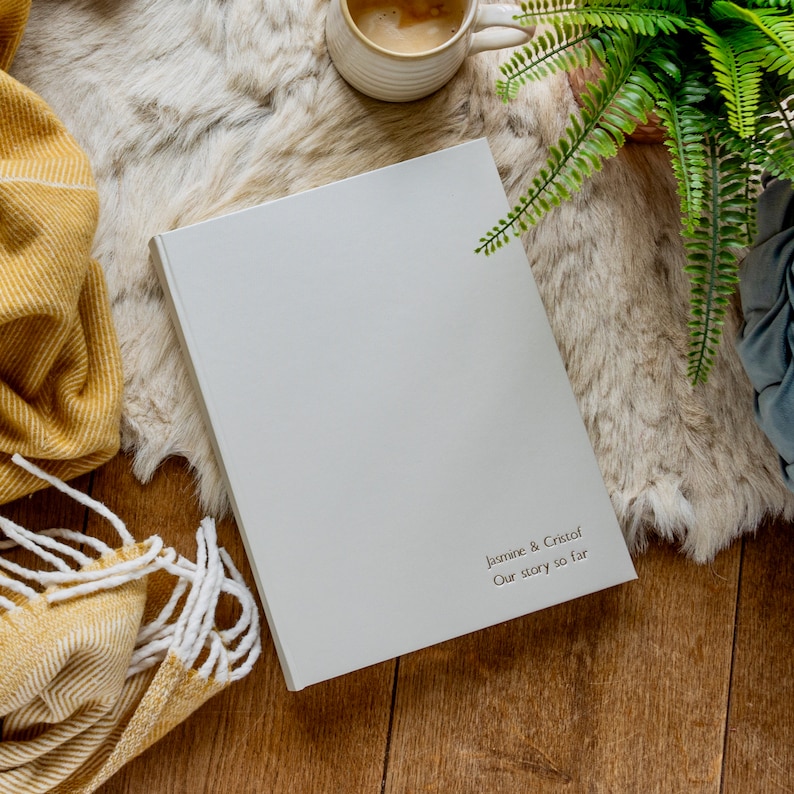 A4 photo album with a hardback finish