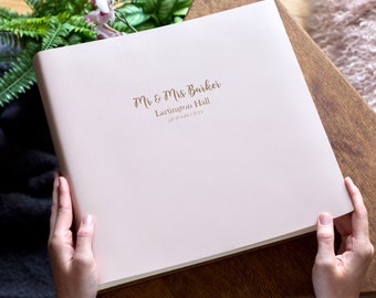 Bespoke Large Leather Wedding Album