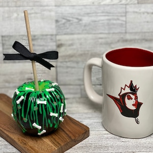 Halloween Disney Inspired Faux Poison Candy Apple For Tiered Tray Farmhouse Display-  Wicked Queen Poison Apple Snow White