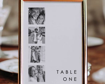 Photo Table Numbers, Wedding Table Names, Custom Table Names, Personalised Wedding, Table Numbers, Wedding Table Decor, Table Names